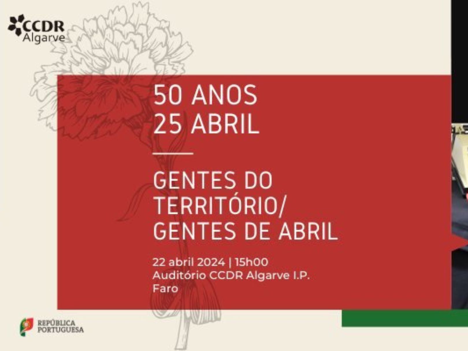 CIAC joins the “People of the Territory, People of April” initiative by CCDR Algarve.