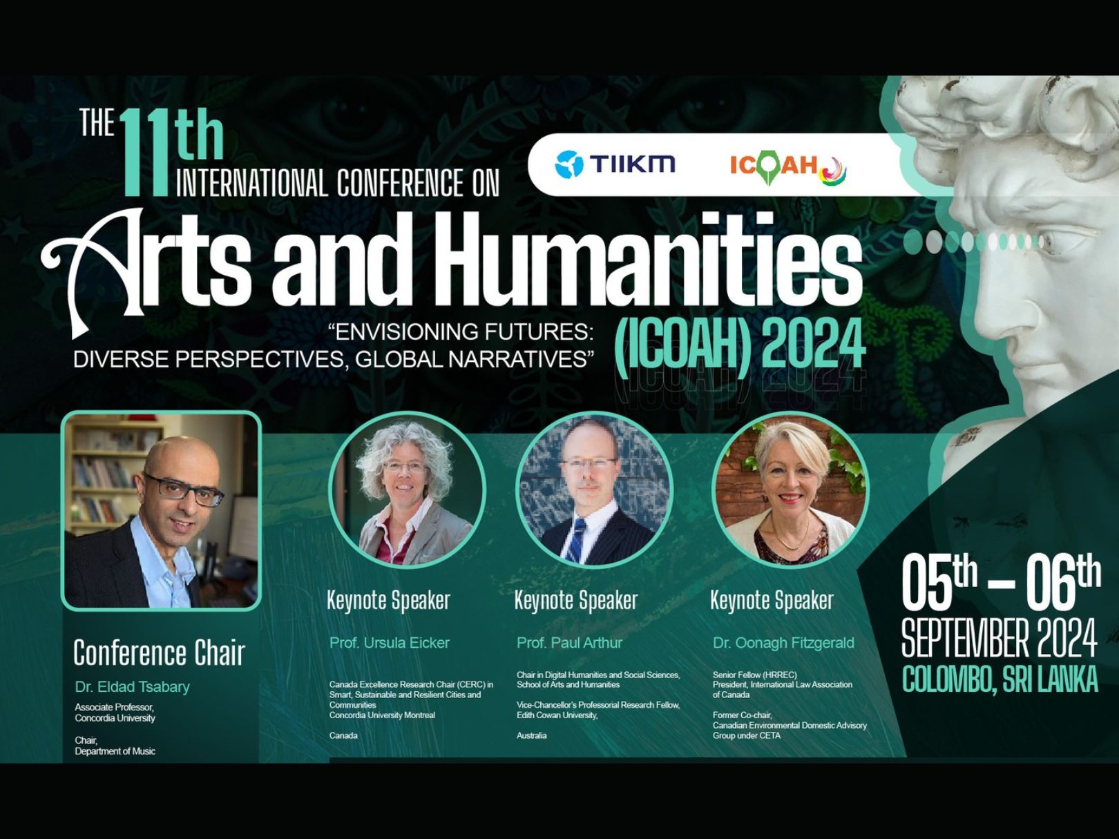 Conferência ICOAH -11th International Conference on Arts & Humanities 2024