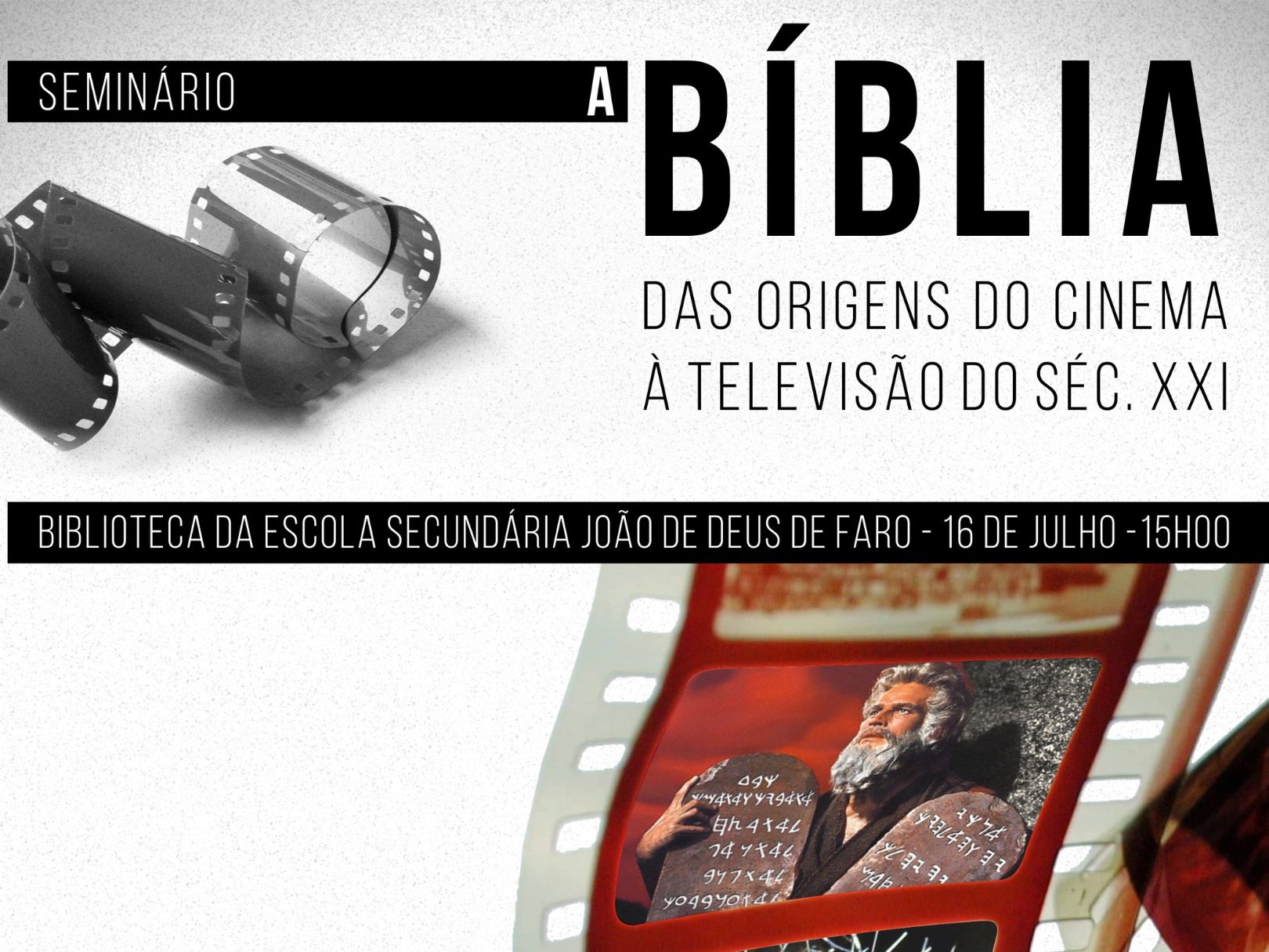 Grupo de Trabalho em Estudos Fílmicos organiza seminário sobre cinema bíblico