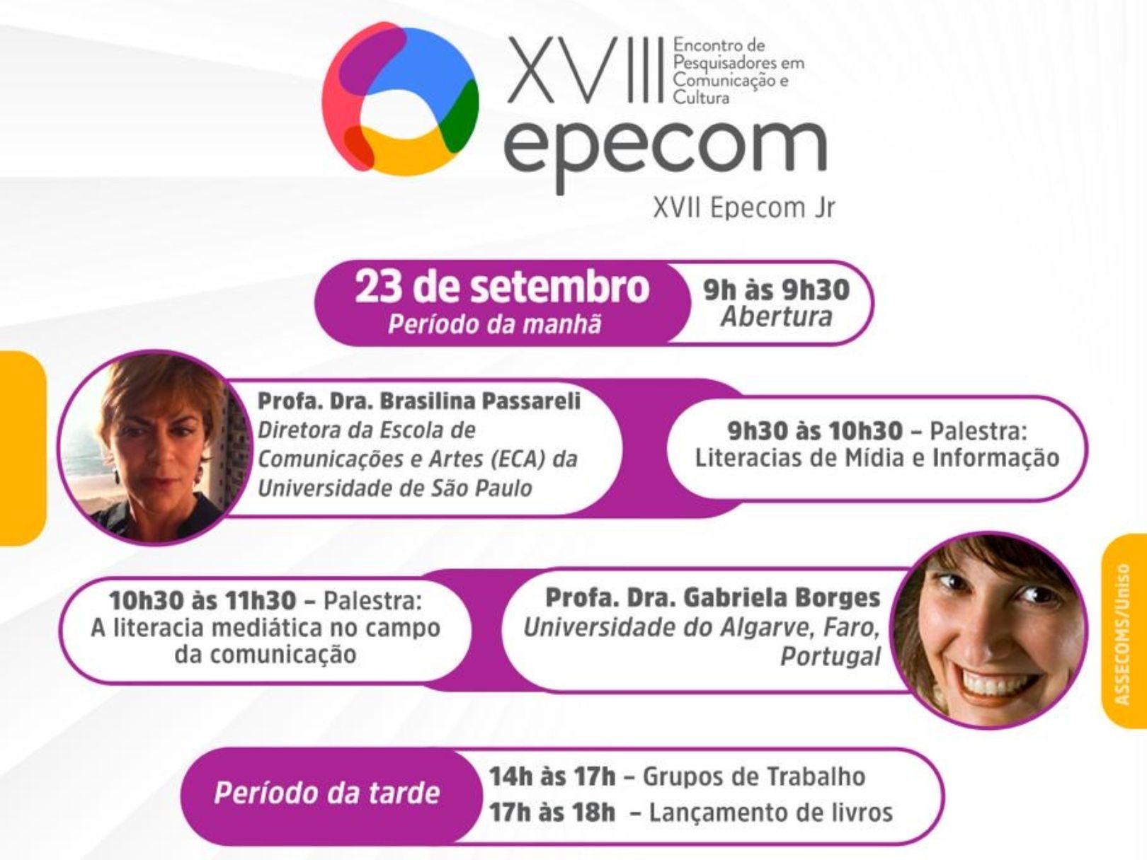 Gabriela Borges presents at the 18th Meeting of Researchers in Communication and Culture