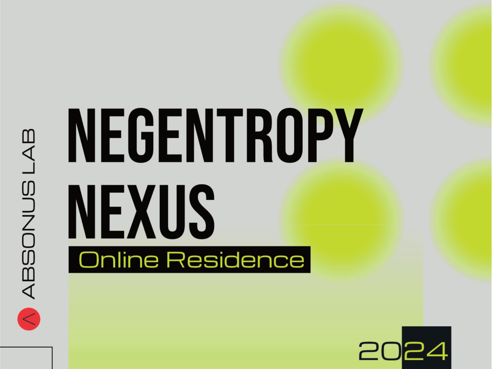 Absonus Lab presents Negentropy Nexus by Hugo Paquete