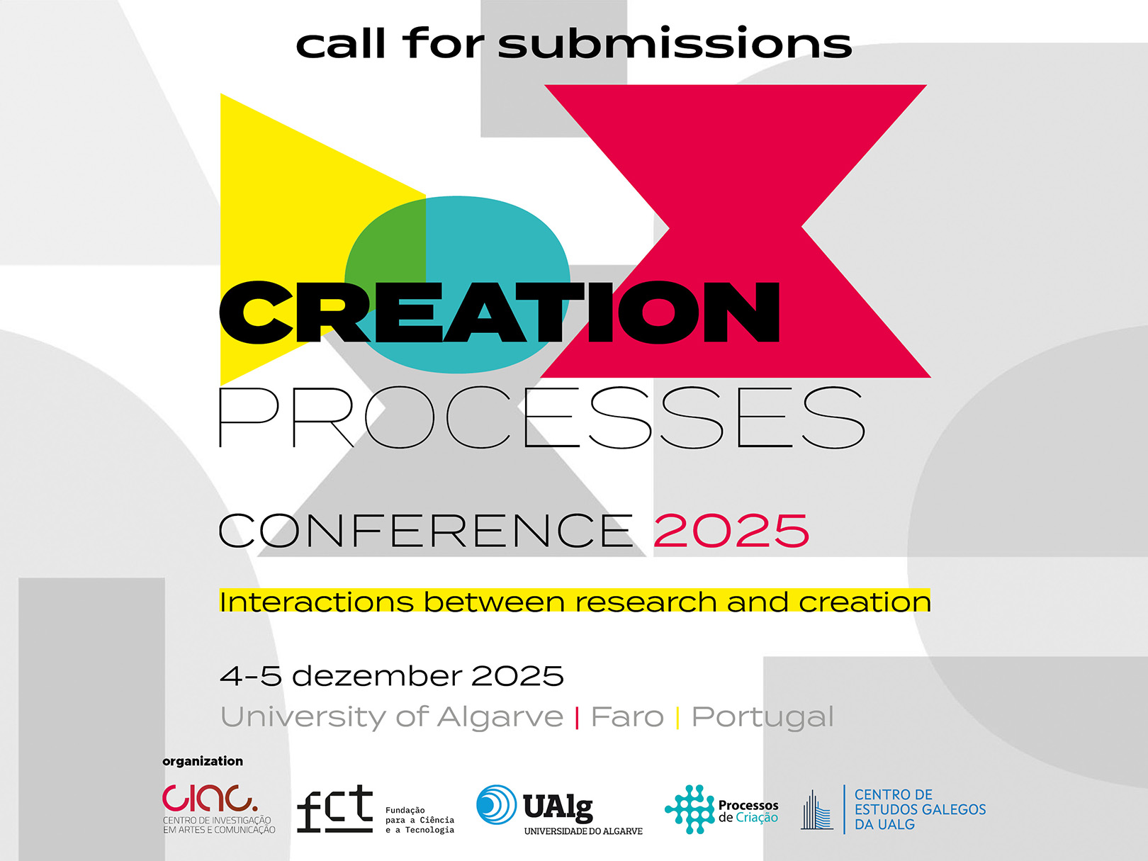 Call for Papers for the 2nd Creative Processes Conference open until October 5
