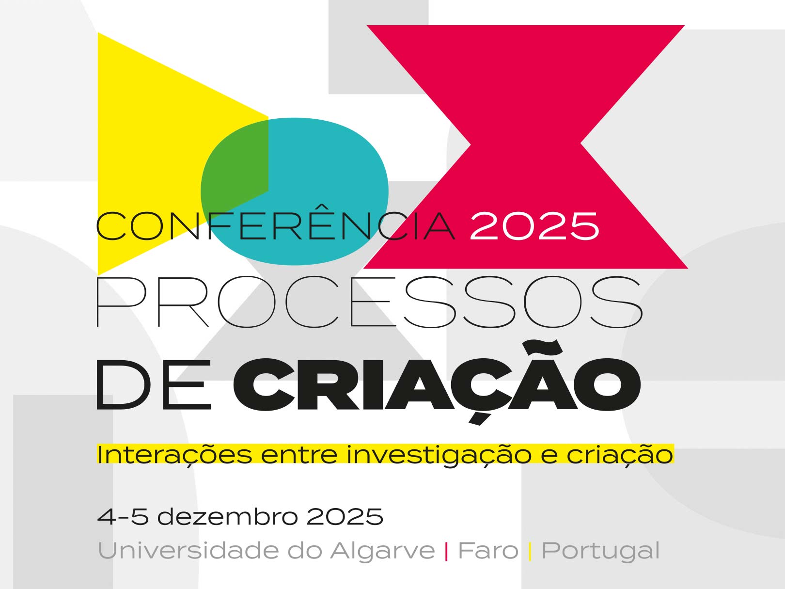 Conferência Processos de Criação 2025