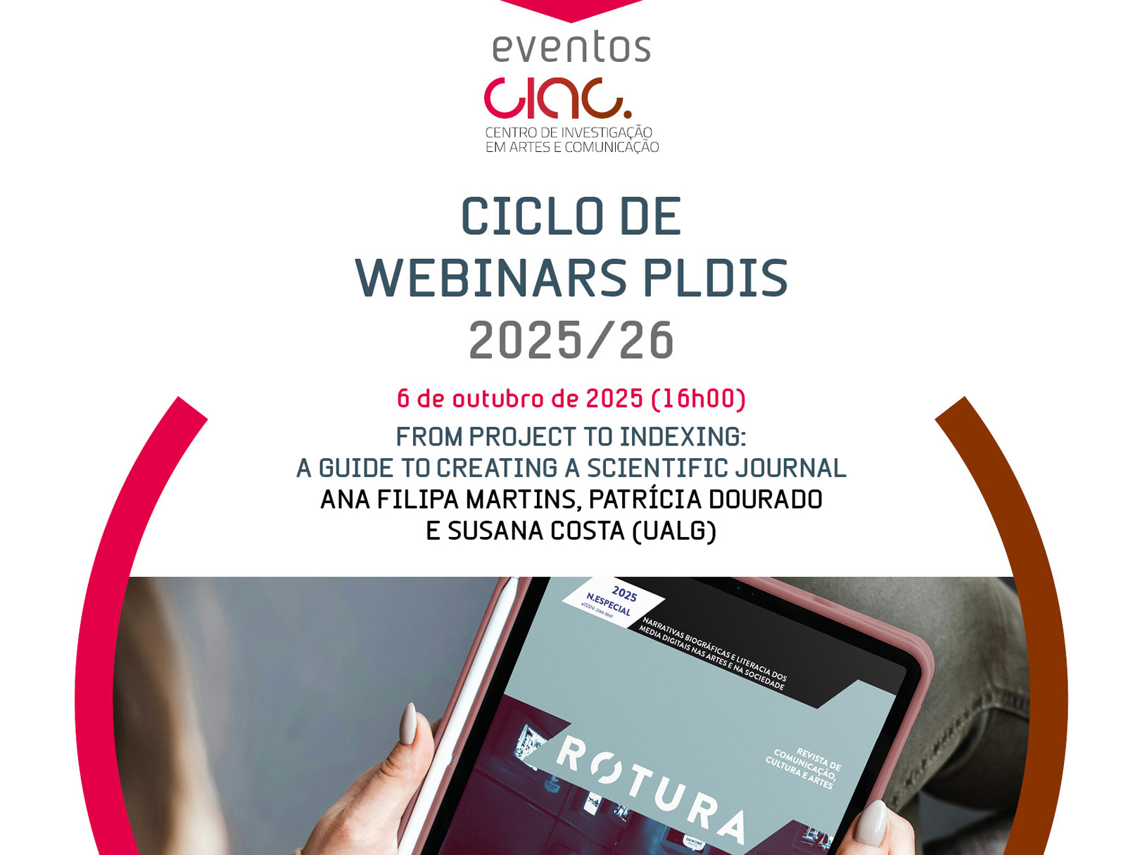 Primeiro webinar do Polo de Literacia Digital e Inclusão Social a realizar-se em 6 de outubro