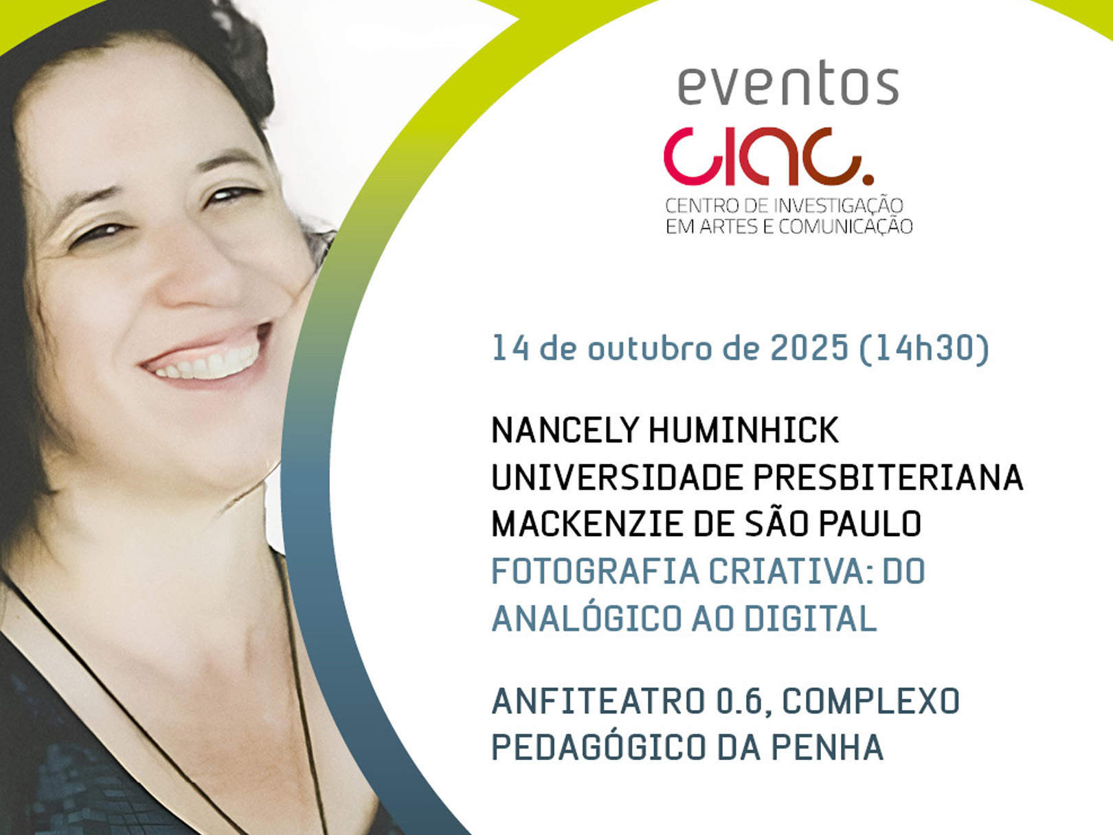 Nancely Huminhick discute sobre “Fotografia Criativa: do Analógico ao Digital” no próximo Seminário de Ciências da Comunicação