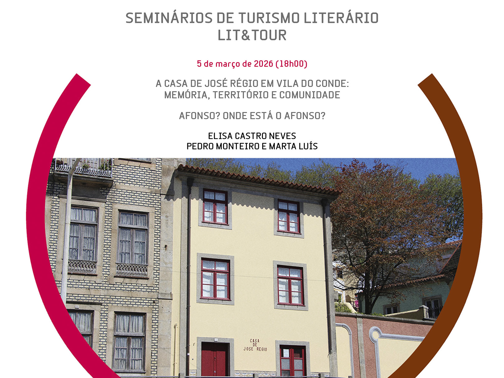 Webinar de Turismo Literário abordará lugares literários de José Régio e Afonso Lopes Vieira
