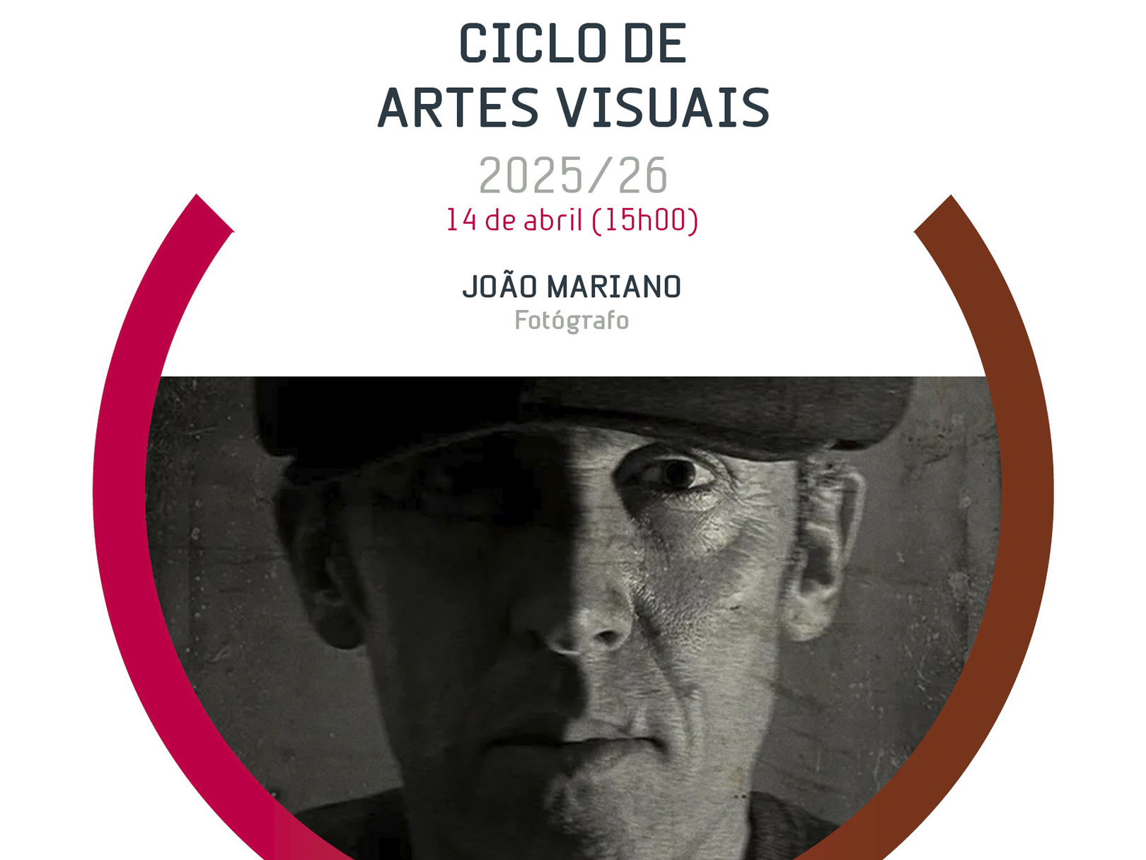 Ciclo de Artes Visuais recebe o fotógrafo João Mariano