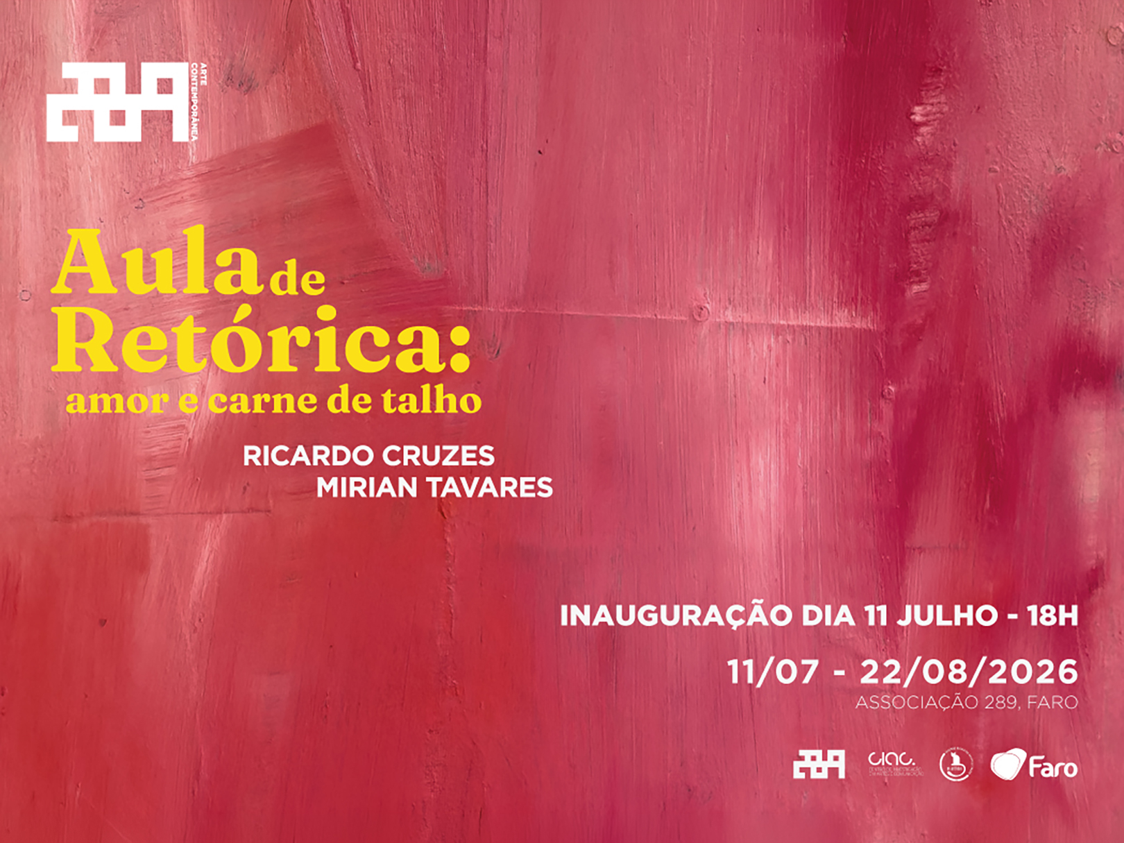 Mirian Tavares presents the exhibition Rhetoric Lesson: Love and Butcher’s Meat at Associação 289