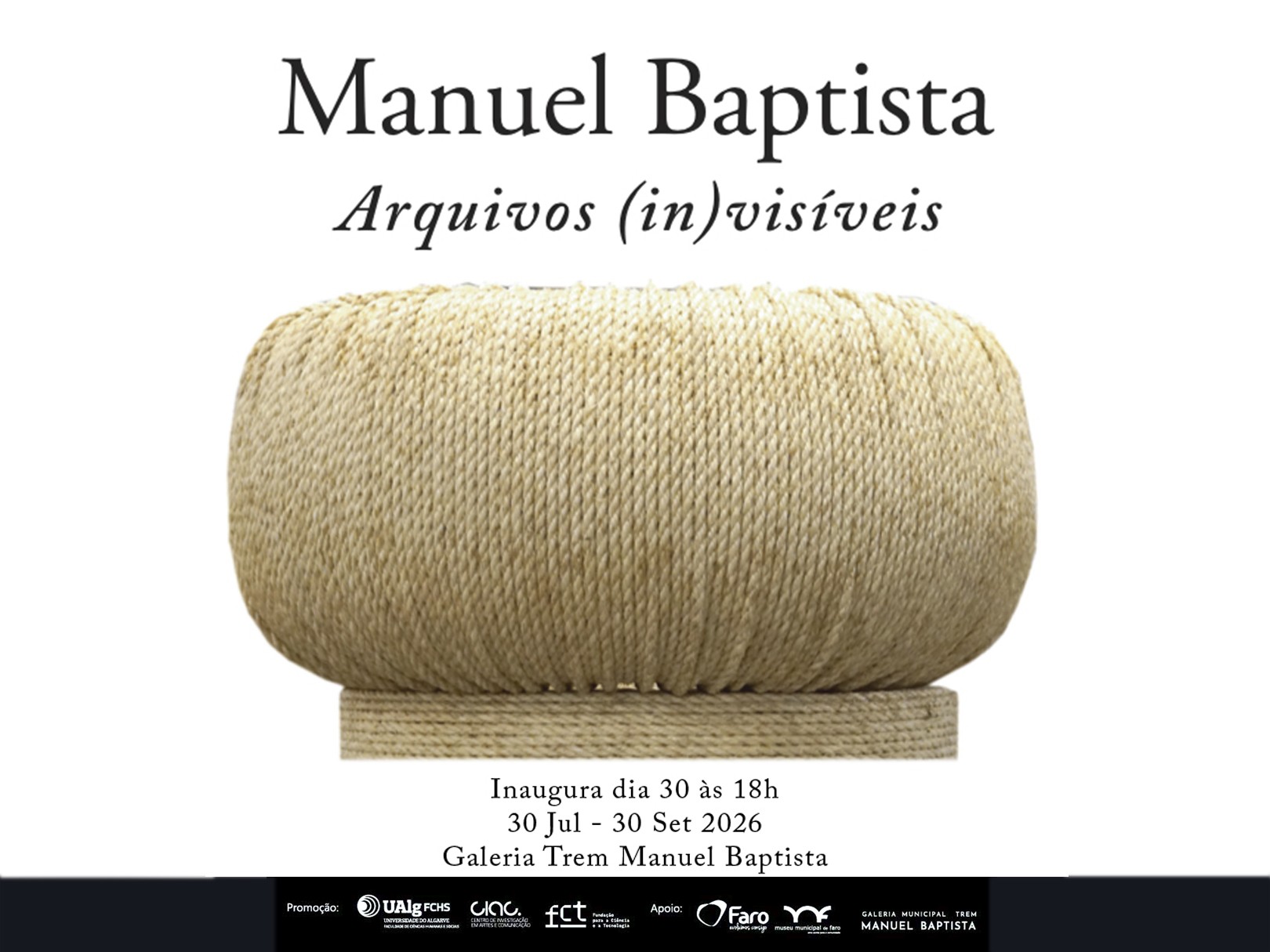 “Arquivos (in)visíveis”: exposição reúne obras e memórias de Manuel Baptista 
