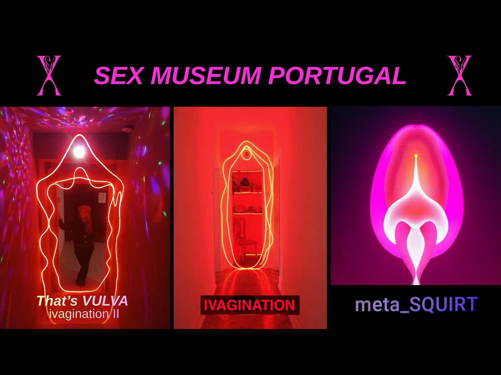 Investigadora do CIAC Juli Wexel colabora com três instalações artísticas de vulva art e média-arte digital para o Sex Museum Portugal